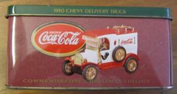 Camion 1931 Ford mod. T VAN commemorative christmas editions ancora nella scatola in alluminio originale – cm 19×4.5x H 4 Camion
