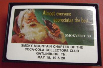 Gatlinburg TN 18-19-20*05/1995 SMOKY MOUNTAIN CHAPTER of the Coca Cola collectors Club Carte da gioco