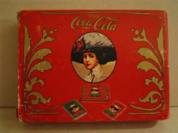 Doppio mazzo di carte con astuccio in alluminio Vintage Carte da gioco