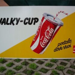 Maxi cartellone pubblicitario bifacciale in plexiglass cm 133×76 Cartelloni
