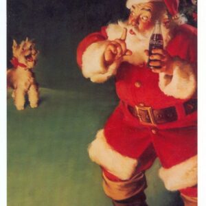 Merry Christmas with Santa Claus anno 1961 Cartoline