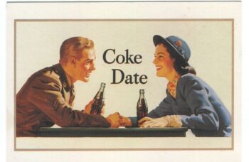 Coke Date orig. 1950 ripr. 1991 Cartoline