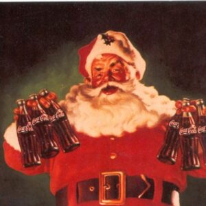 Merry Christmas with Santa Claus anno 1944 Cartoline
