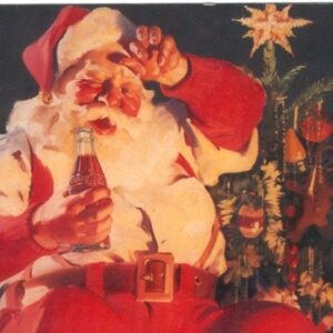 Merry Christmas with Santa Claus anno 1935 Cartoline