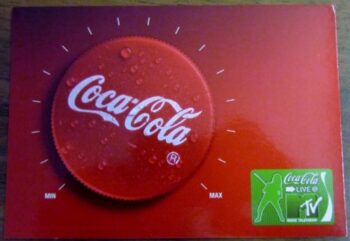 Coca cola Live MTV Cartoline